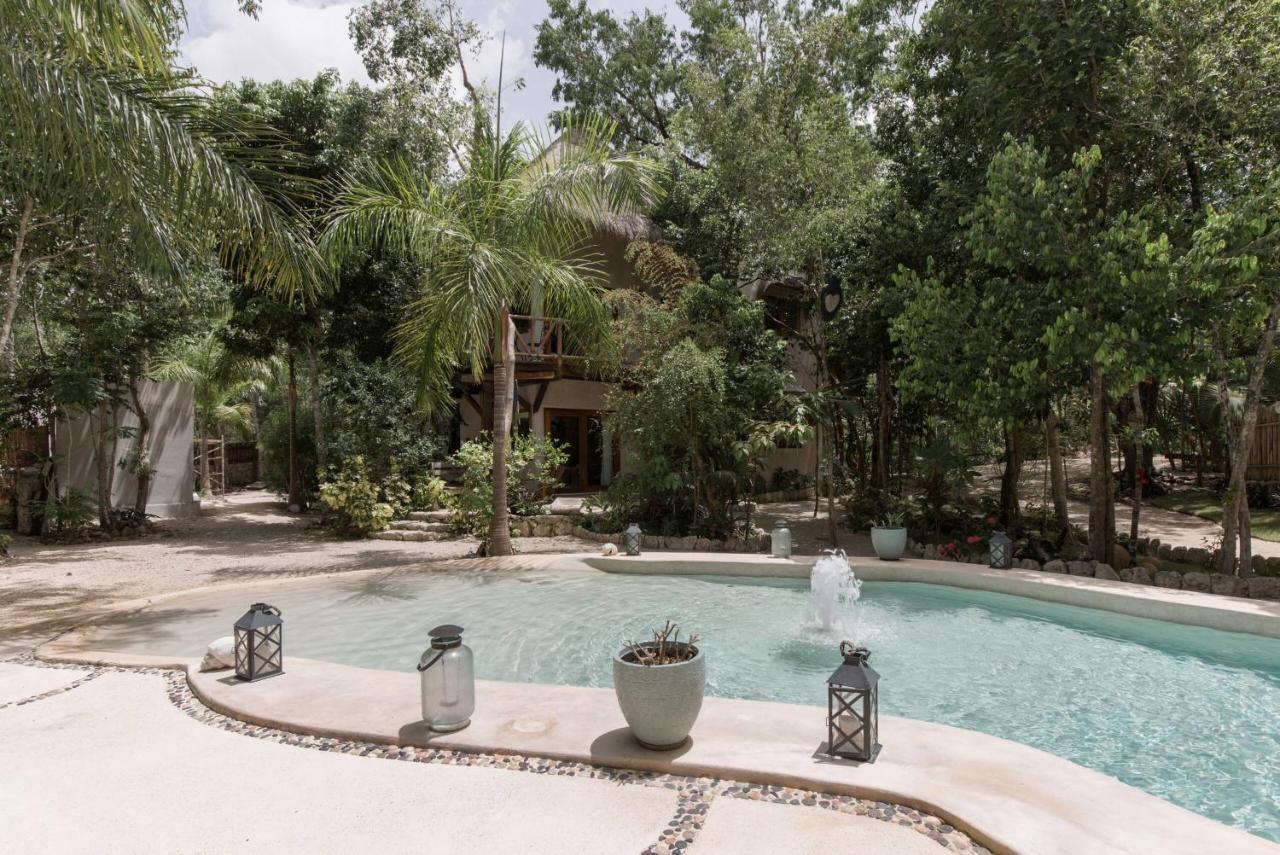 Cachito De Cielo Luxury Jungle Lodge Тулум Экстерьер фото